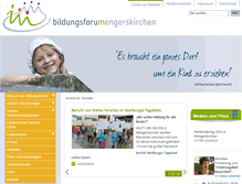 Tablet Screenshot of bildungsforum-mengerskirchen.de